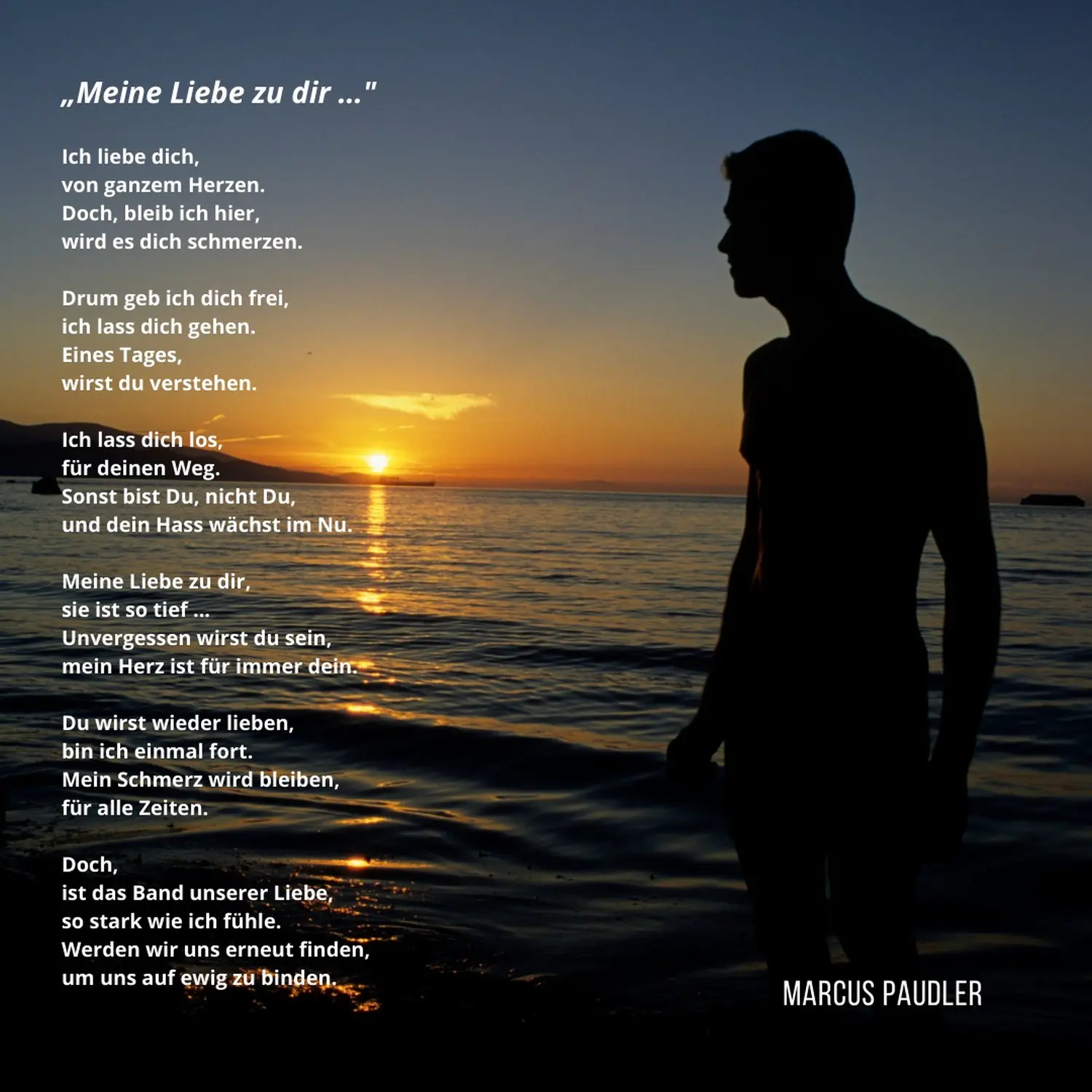 Meine Liebe zu dir, Gedichte von Marcus Paudler